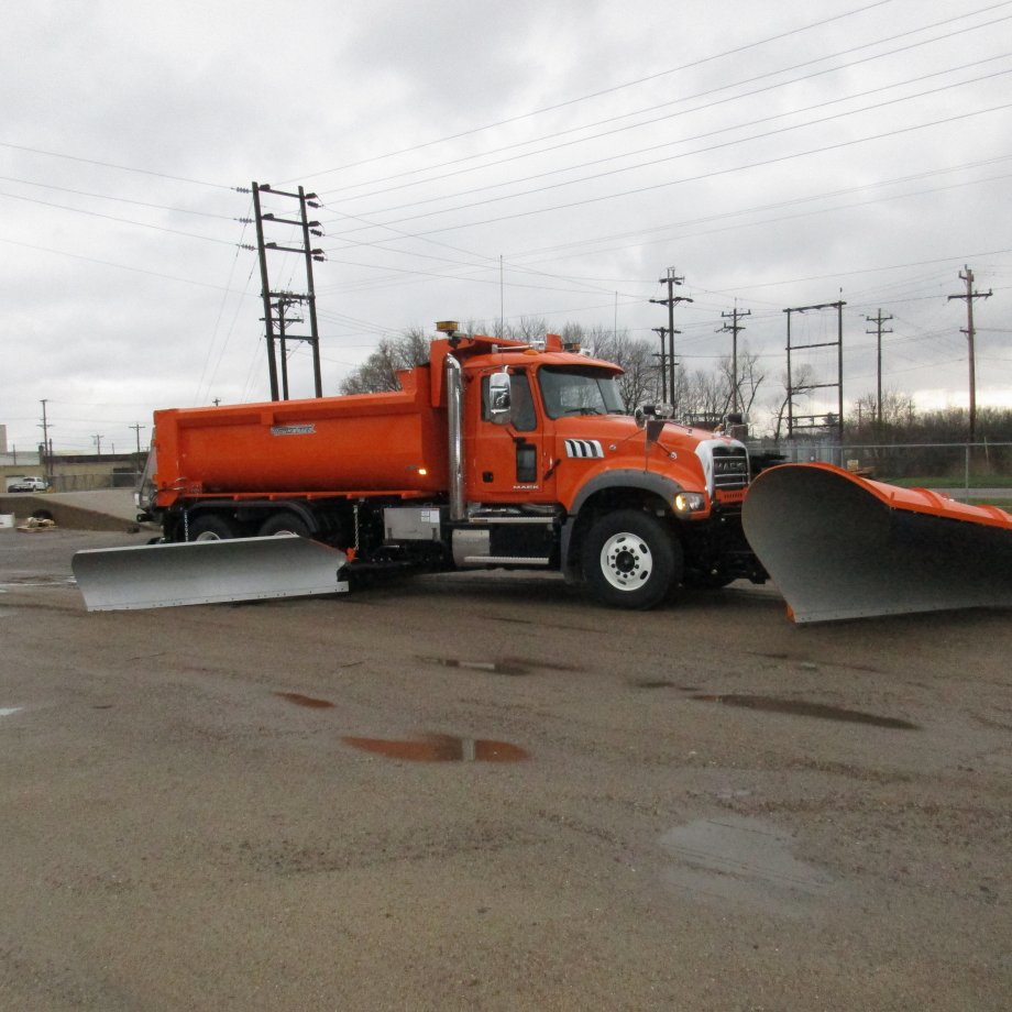 front and side mounted plows